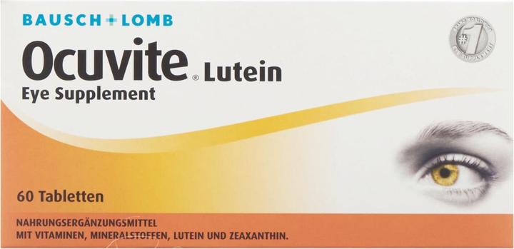 Produktbild Bausch + Lomb Lutein Tablette (60 Stück, Tabletten, 55 g)