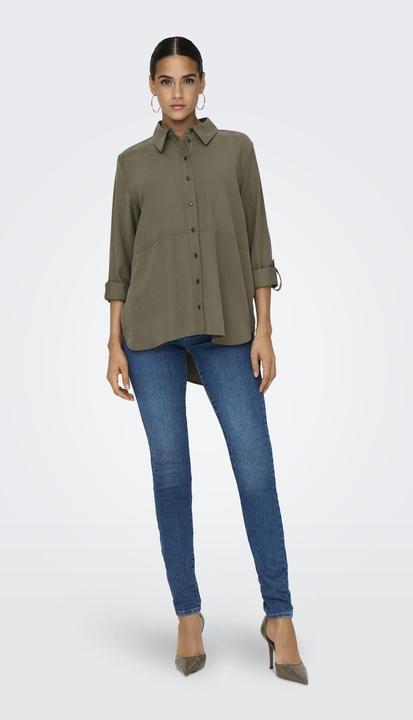Immagine prodotto JdY Vestibilità regolare Colletto a camicia Polsini ripiegati Taglio delle maniche voluminoso Camicia (XS)