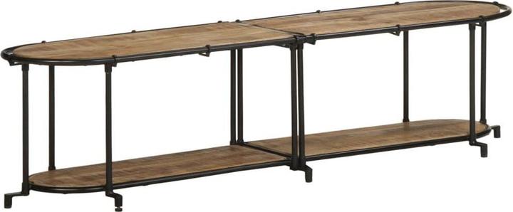 Produktbild VidaXL TV Schrank Lowboard Fernsehschrank Fernsehtisch TV Möbel Raues Mangoholz (160 x 42 x 40 cm)