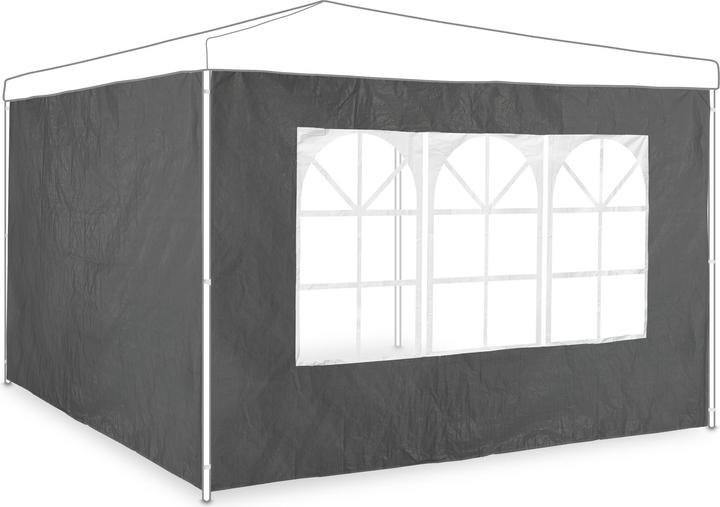 Relaxdays 2x Pavillon Seitenwand (10 cm, 300 cm)