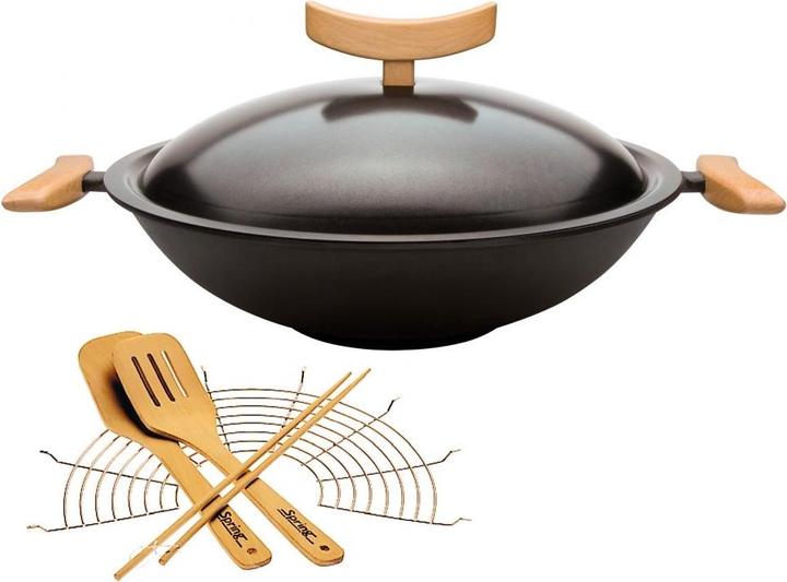 Spring Wok (35 cm, Wok, Fonte)
