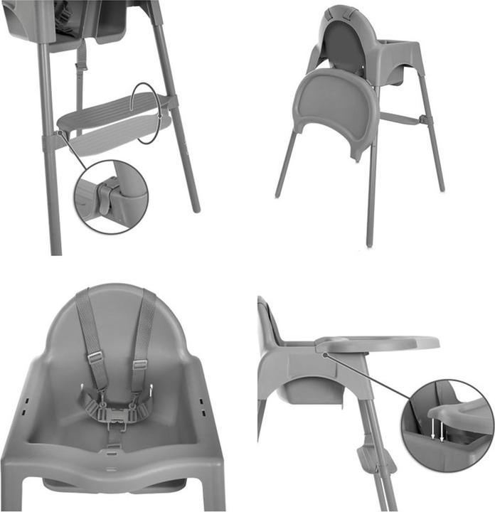 Actual product image Lorelli Kinderhochstuhl Pesto Fussstütze (Highchair)