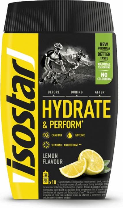 Produktbild Isostar Hydrate & Perform (Zitrone, 1 Stk., 400 g)
