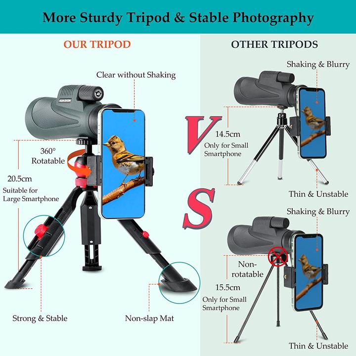Actual product image Adasion Monocular Telescope 12x56 HD (12 x, 56 mm)