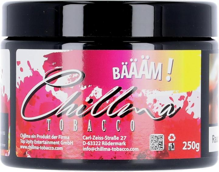 Actual product image Chillma Tobacco Bäääm 250g (Pineapple, Sweet melon)