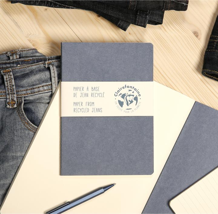 Actual product image Clairefontaine Jeans & Cocoa Notebook (A5, Lined)