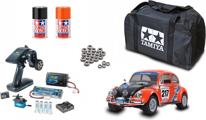 Produktbild Tamiya MF-01X VW Beetle Rally Brushed 1:10 RC Modellauto Elektro Strassenmodell Allradantrieb (4WD) (Kit)
