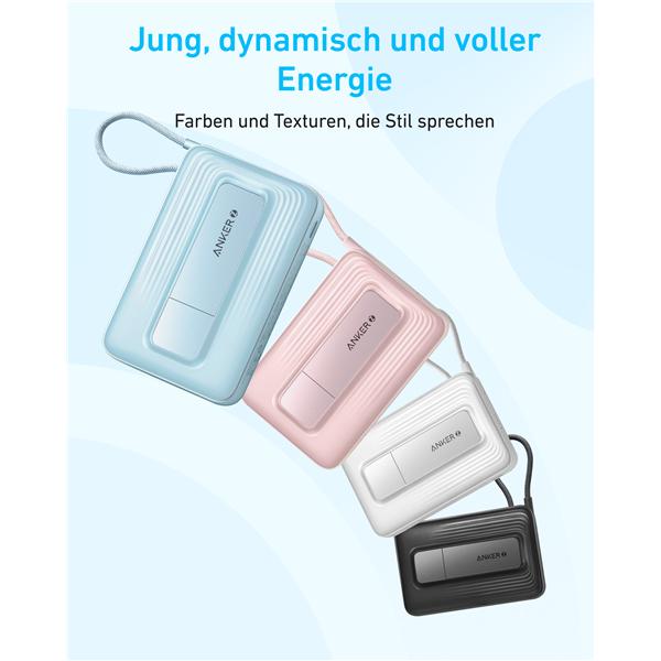 Actual product image Anker 30W, 1 x USB-C Zolo Magnetic Power Bank Black (10000 mAh, 30 W)