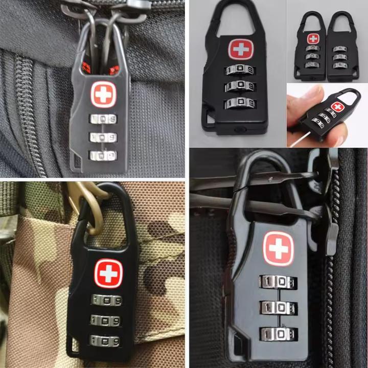 Produktbild ASMI Mini Zahlenschloss mit 3-stelliger Zahlenkombination
