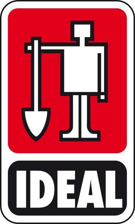 Actual product image Idealspaten IDEAL snow plough 350x450 light metal hardwood handle liquid edge