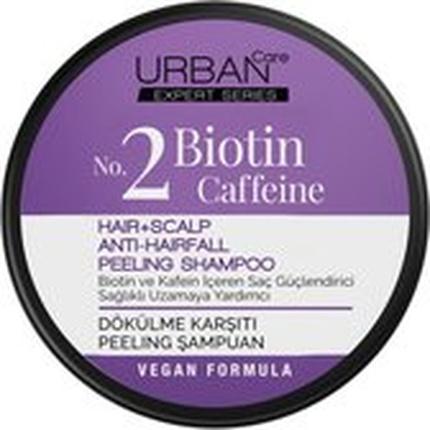 Produktbild Urban Care Expert Biotin Koffein Meersalz Peeling Shampoo - 200ml (200 ml, Flüssiges Shampoo)