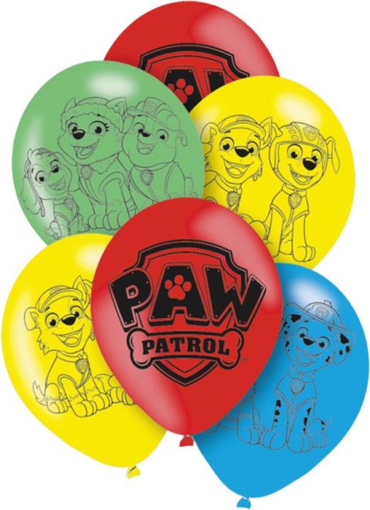 Haza Witbaard PAW Patrol-Ballone, 6pcs. (6 x)