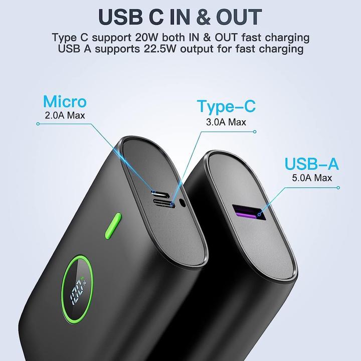 Actual product image Bogseth Powerbank (10000 mAh, 22.50 W)