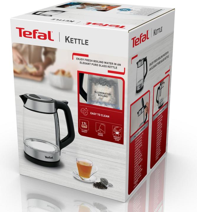 Produktbild Tefal Wasserkocher Glaskessel (KI605830) (1.70 l, EU-Stecker)