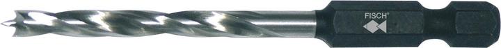 Produktbild Fisch Holzspiralbohrer mit 1/4" Bit Aufnahme DIN3126 Holzbohrer Bohrer ø 5mm HSS (5 Millimeter)