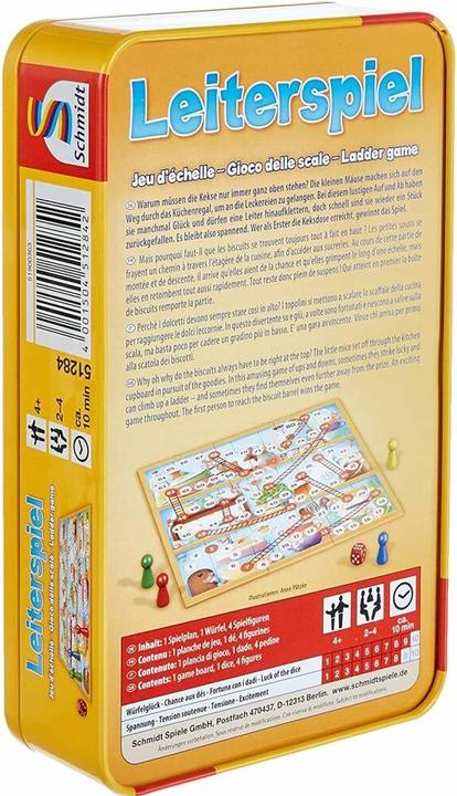 Produktbild Schmidt Spiele Leiterspiel (Deutsch, Italienisch, Englisch, Französisch)
