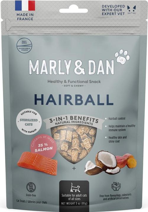 Image du produit Marly & Dan Friandise anti-boule de poils, 40 g (Adulte, 1 pcs, 40.40 g)