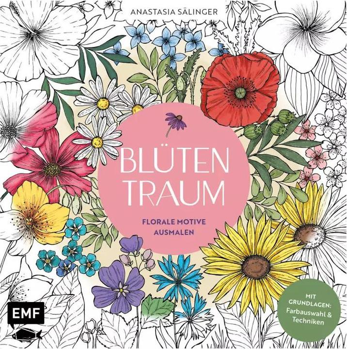Productafbeelding Ausmalbuch - Florale Motive