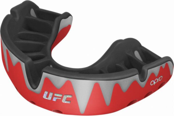 Immagine prodotto Opro Self-Fit UFC Platinum - Red/Silver/Black (Taglia unica)