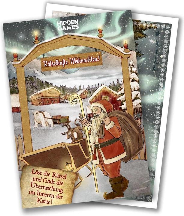Produktbild Hidden Games HIDKART2 - : Rätselhafte Weihnachten Rätselkarte (DE) (Deutsch)