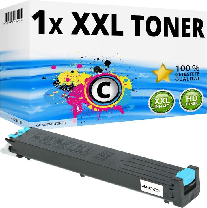 Image du produit Druckfuxx 1x XXL Toner für Sharp MX 2301N MX 2600N MX 3100N MX 4100 MX-31GTCA Ko