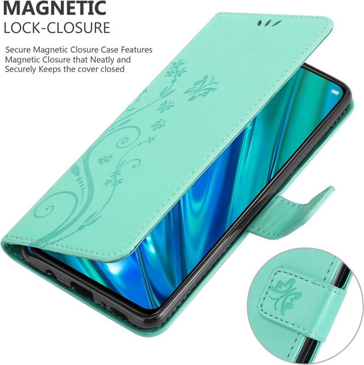 Image du produit Cadorabo Housse Flower Book pour Realme 5 PRO / Realme Q (Domaine Q, Realme 5 Pro)