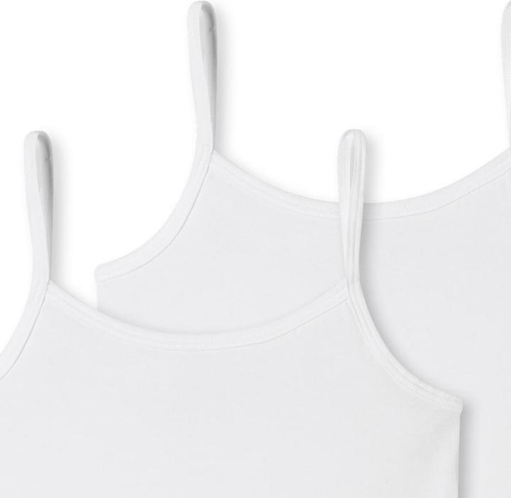 Produktbild Schiesser 6er Pack Teens Girls 95/5 Organic Cotton Spaghetti-Tops / Unterhemden (152)