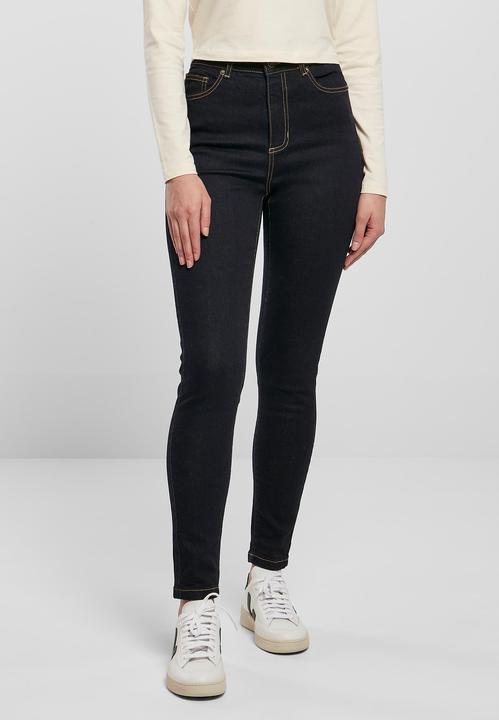 Actual product image Urban Classics Ladies Organic High Waist Skinny Jeans - 19415 (26)