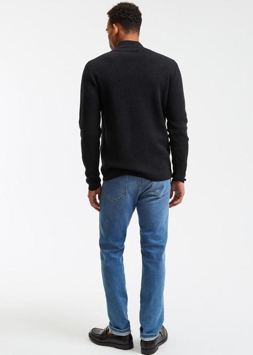 Actual product image La Redoute Collections Signature Merino Wool Cardigan with Zipper (XL)