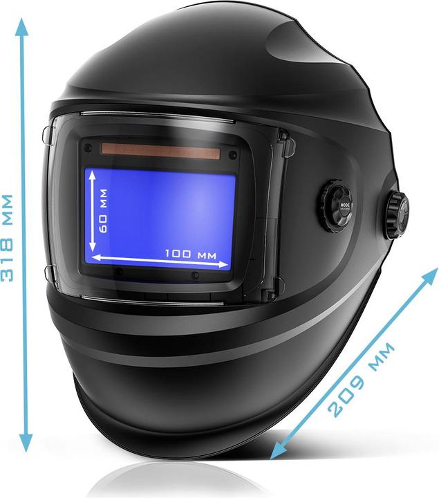 Actual product image Stahlwerk Welding helmet BULLET 3-in-1 automatic welding helmet welding shield