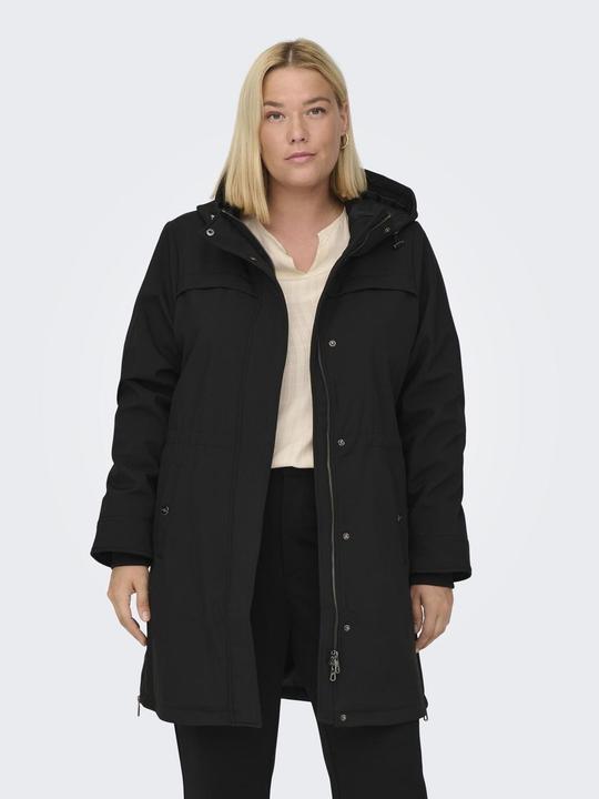 Produktbild Only Kapuze Gerippte Ärmelbündchen Mantel Langer Parka (42)