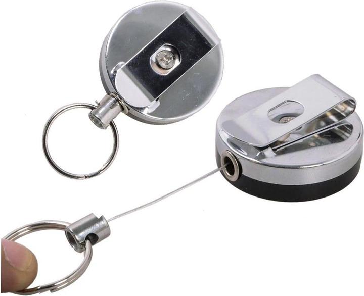Immagine prodotto JTI Portachiavi con funzione yoyo - Nero