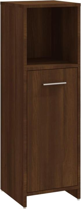 Actual product image VidaXL Badmöbel Set Badezimmermöbel Badezimmerschrank 4 tlg. Braun Eichen Optik