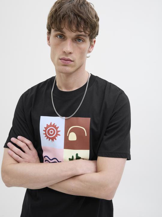 Image du produit Jack & Jones Gedruckt Rundhalsausschnitt T-shirt T-shirt (M)