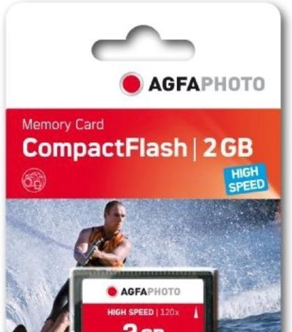 Actual product image AGFAPHOTO Compact Flash 2GB High Speed 120x MLC (2 GB, CF)