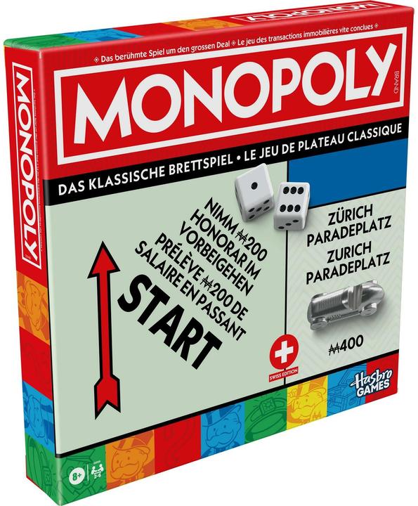Hasbro Gaming Hasbro Monopoly Classic Refresh Schweiz (Schweizerdeutsch)