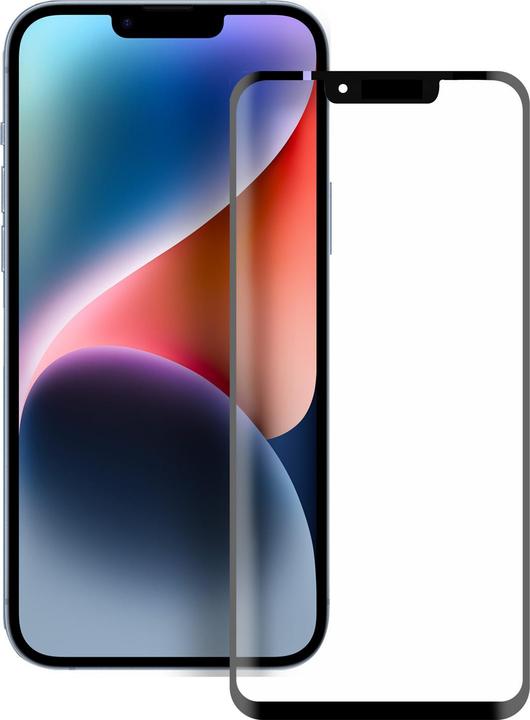 Actual product image KSIX Contact Extreme Screen Protector 2.5d Temp Glass 9h 14 Plus Frame 1un (1 Piece, Apple iPhone 14 Plus)