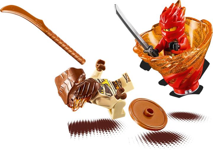 Actual product image LEGO Fire Snake (70674, LEGO Ninjago)