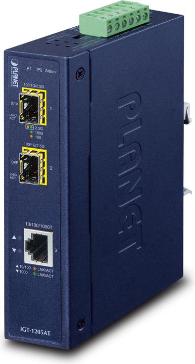 Actual product image Planet IGT-1205AT media converter