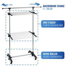 Produktbild Wenko Platzspar-Wäschetrockner (11 m)
