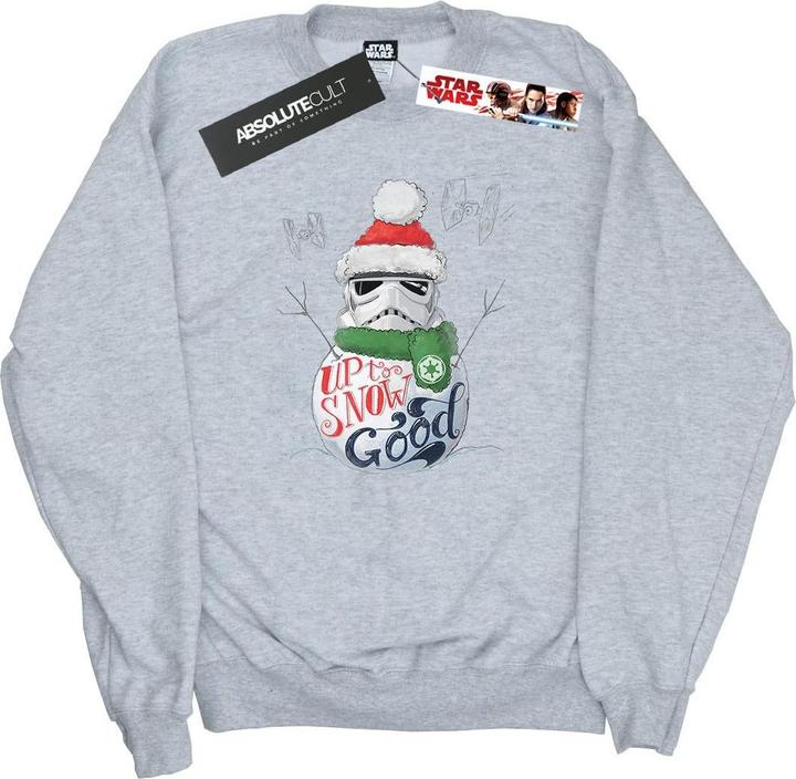 Star Wars Stormtrooper Up To Snow Good Sweatshirt (M)