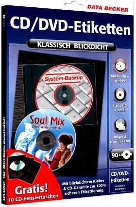 Produktbild CD Etiketten Klassisch, 90 Stück