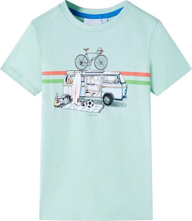 VidaXL Kinder-T-Shirt Helles Minzgrün 92,Material: 100 (92)