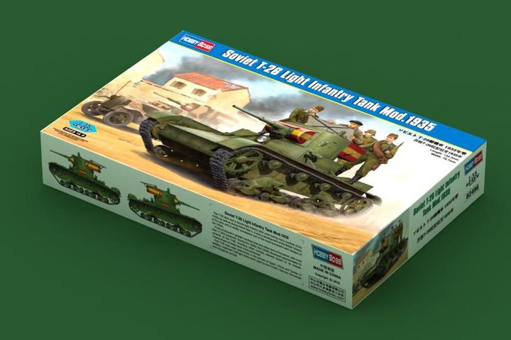 Actual product image Hobby Boss Soviet T-26 Light Infantry Tank Mod.1935