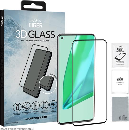 Actual product image Eiger Mountain Glass Clear Edge (1 Piece, OnePlus 9 Pro)