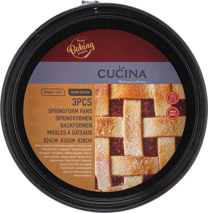 Produktbild La Cucina Springformen-Set à 3 Stk. (28 cm)
