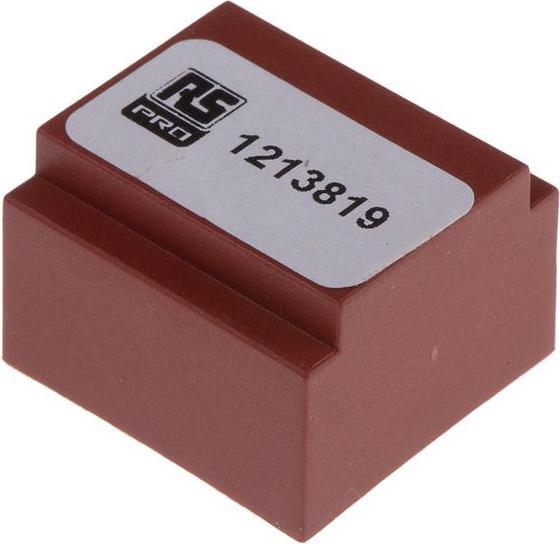 Image du produit Rs Pro Transformateur pour circuit imprimé, transformateur 230V ac / 1 x 6V ac 0.35VA 1 sortie 22mm x 23mm