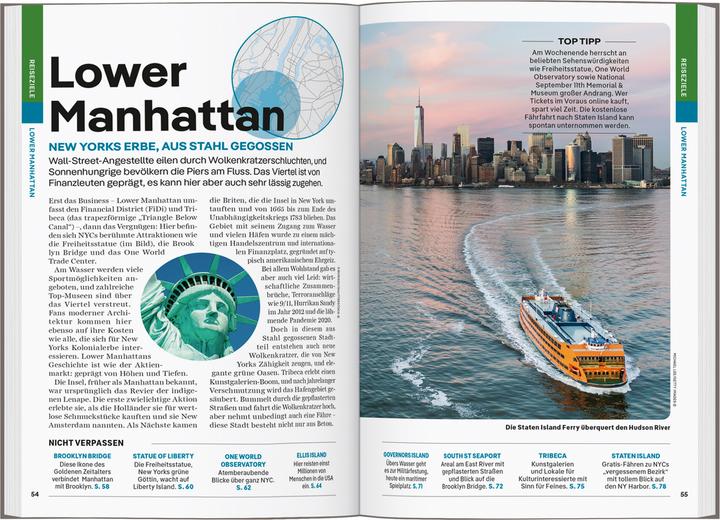 Produktbild Reiseführer New York (Deutsch, John Garry, Brian Healy, Meena Thiruvengadam, Teddy Minford, Caroline Trefler, 2024)