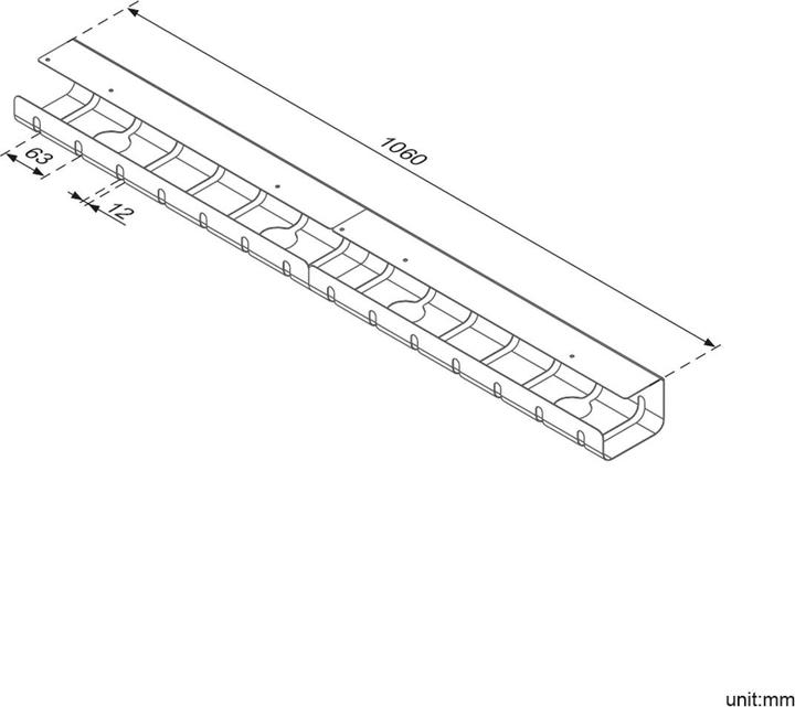 Image du produit Roline Chemin de câbles (Conduit, 106 cm)