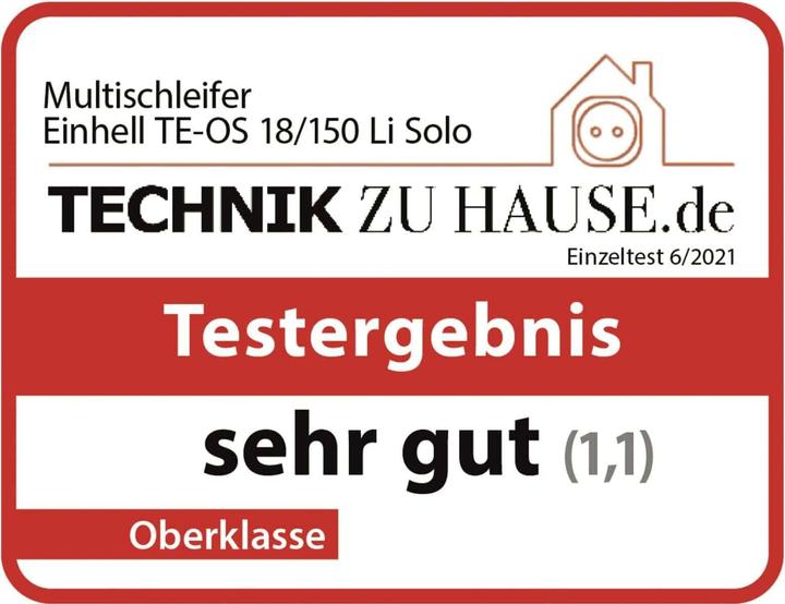 Nährwerte und Zutaten Einhell TE-OS 18/150 Li Solo (Multischleifer)